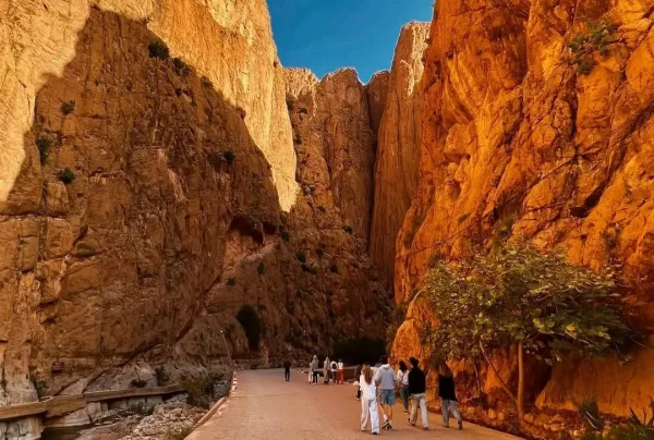 toudra gorges in the casablanca to marrakech
